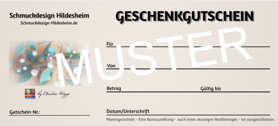 Muster - Geschenkgutschein