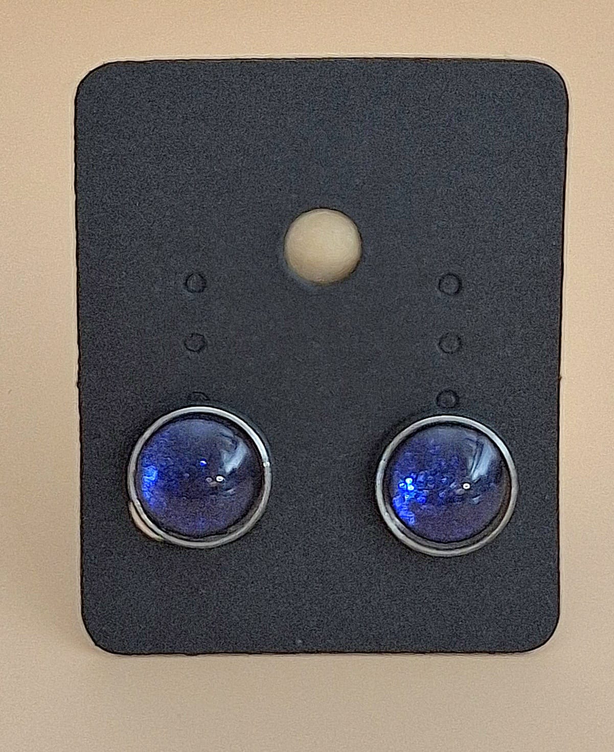 Ohrclip - 12 mm - 3 Ohrclip - 12 mm - nachtblau